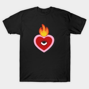 heart on fire T-Shirt